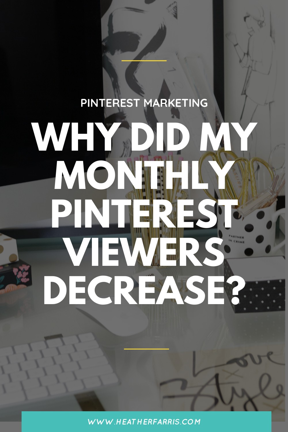 Pinterest viewers are a metric I wish was never established on this wonderful platform. So many people focus on the wrong metric when instead they need to be concerned with how to grow their website traffic and the actual clicks to their site. Learn how to grow your Pinterest traffic and get clicks to your site. Craft a Pinterest marketing strategy that will work for your business no matter what fluctuations you see in your viewers. Grow your email list, grow your blog traffic! #blogtraffic